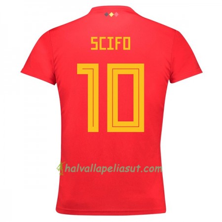 Jalkapallo Pelipaidat Belgia Scifo 10 World Cup 2018 Kotipaita